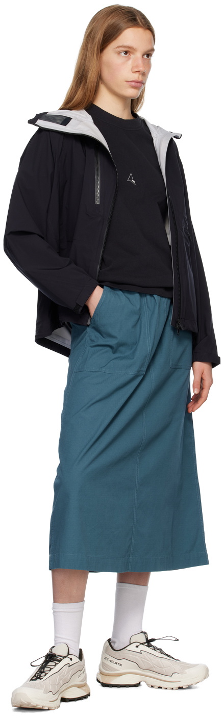 Snow Peak Navy Takibi Maxi Skirt Snow Peak