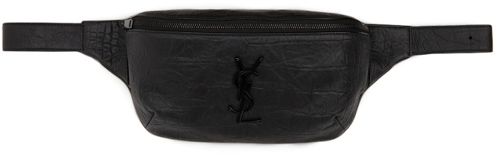 Photo: Saint Laurent Sheepskin Classic Monogram Belt Bag