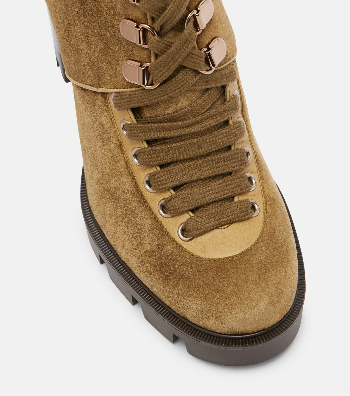 Christian Louboutin New Macademia 100 suede ankle boots