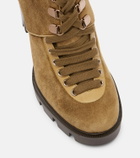 Christian Louboutin New Macademia 100 suede ankle boots