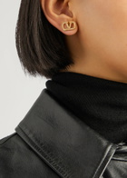 Valentino Garavani Vlogo Crystal-embellished Stud Earrings - Gold - One Size