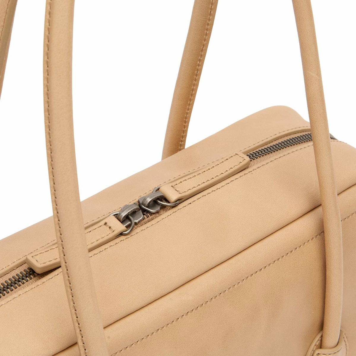 MARGESHERWOOD Women's Small Soft Boston Bag in French Beige 