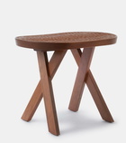 Zanat Touch Pill walnut stool by Studioilse
