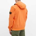 Stone Island Men's Soft Shell-R Hooded Jacket in Orange