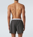 Calvin Klein Collection Owen checked cotton boxer briefs