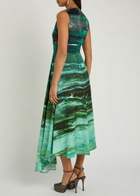 Roksanda Tera Printed Silk Midi Dress Multicoloured 1