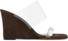 Maryam Nassir Zadeh Brown Olympia Wedge Heeled Sandals
