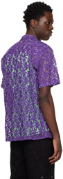 Andersson Bell Purple Flower Shirt