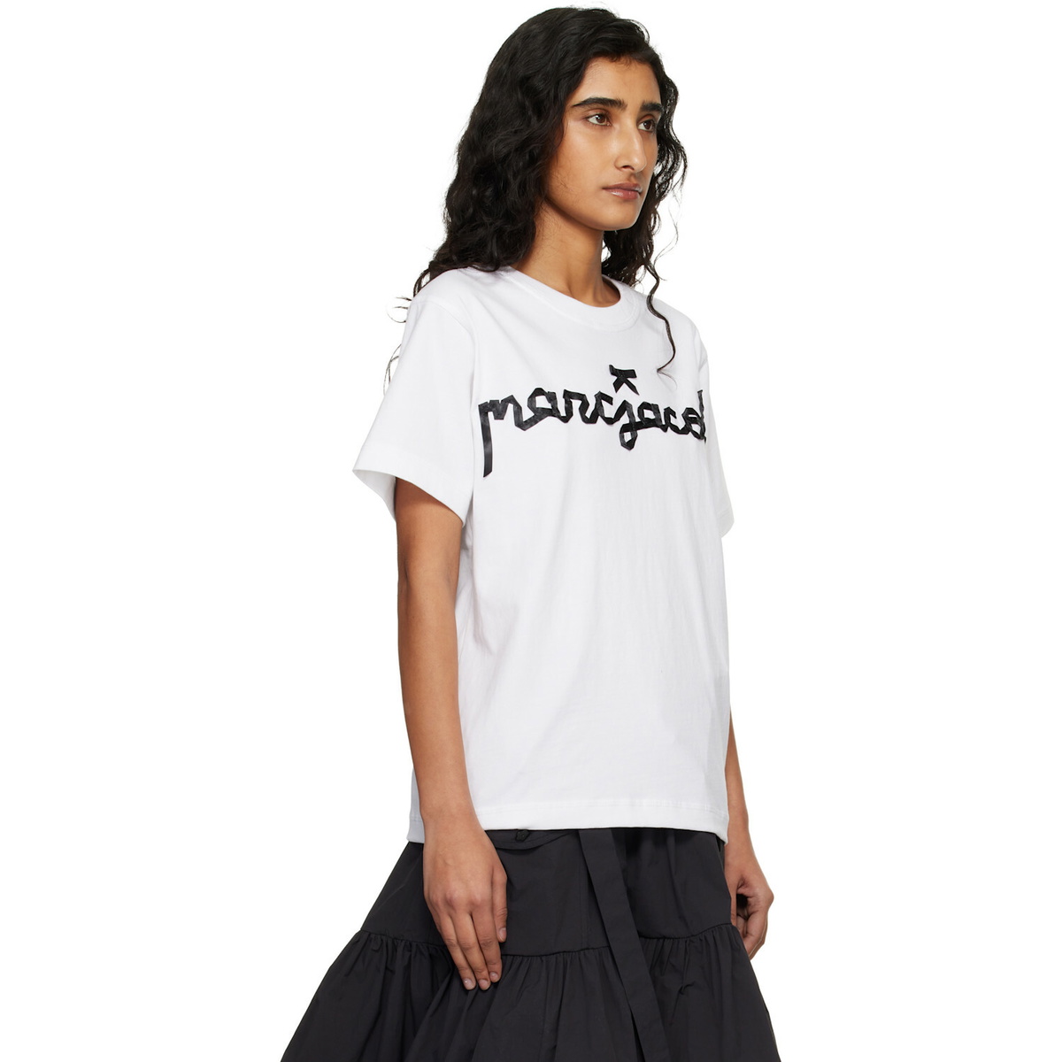 Marc Jacobs White Ribbon Logo Box T-shirt