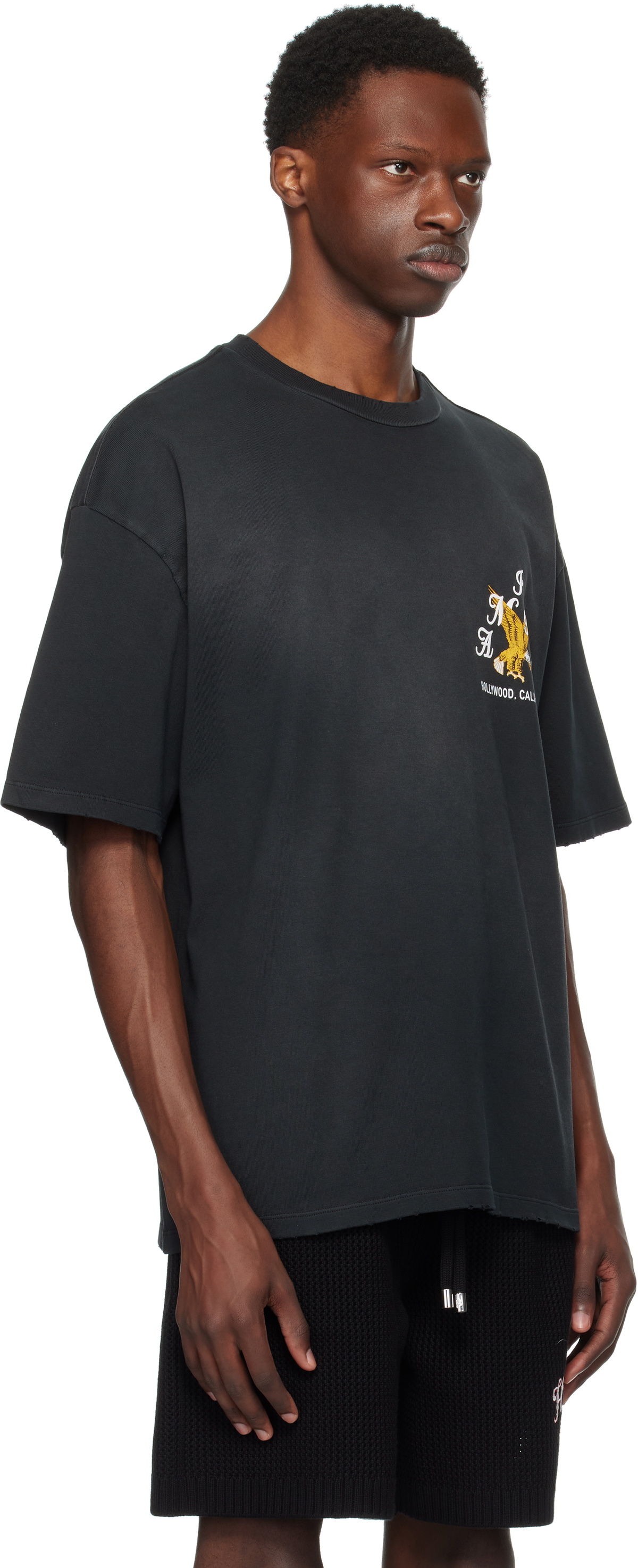 AMIRI♡ ブラック 'AMIRI' Eagle オーバーサイズ Tシャツ 0400022240329_BLACK?wid=830&