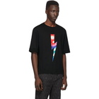 Neil Barrett Black City Lights Lighting Bolt T-Shirt