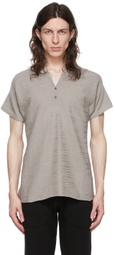 Label Under Construction Grey Cotton Henley