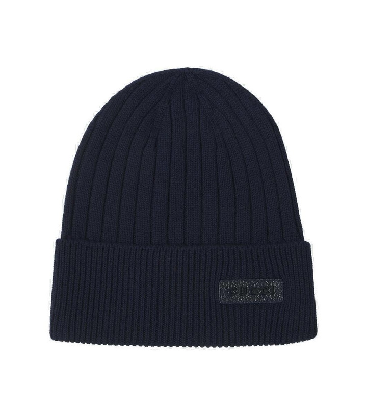 Photo: Gucci Ribbed-knit wool beanie