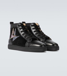 Christian Louboutin - Lou Oui Flat high-top sneakers