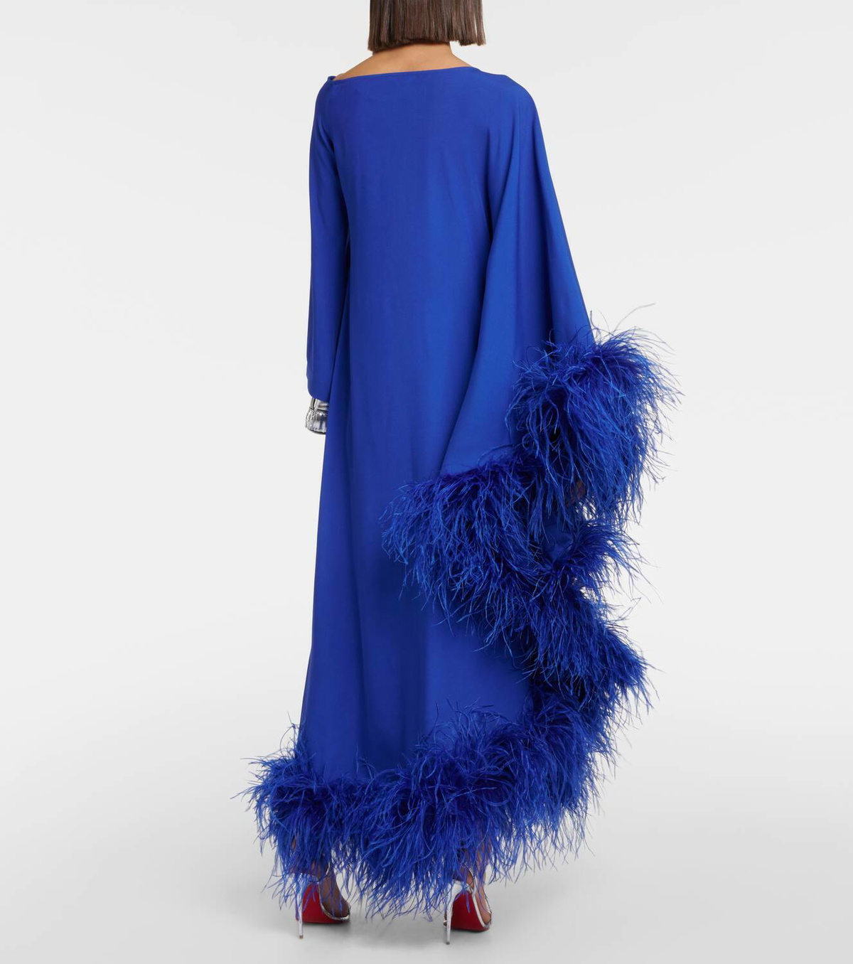 Taller Marmo Ubud Extravaganza feather-trimmed gown Taller Marmo