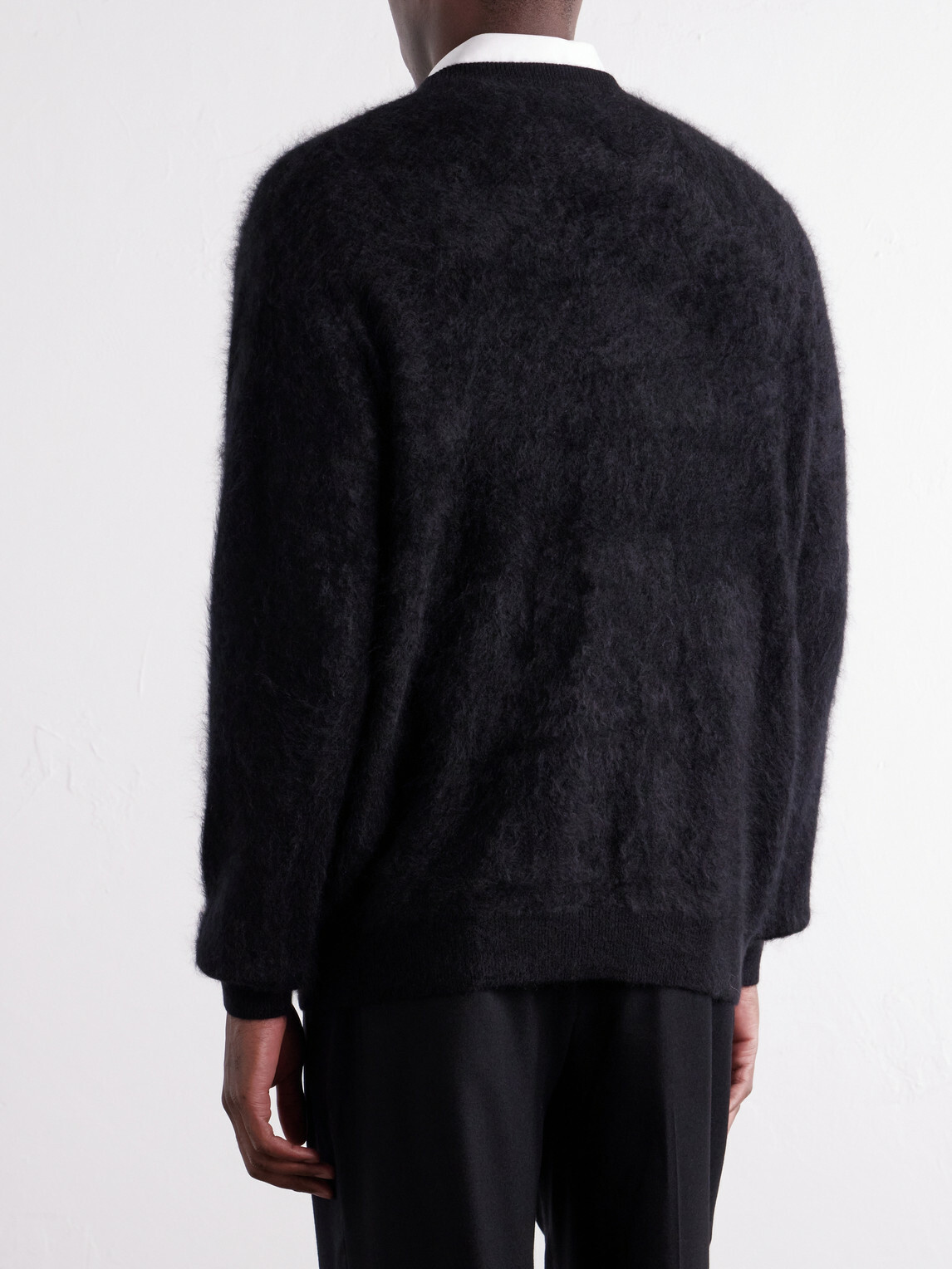 ssstein - Brushed Cashmere Sweater - Black