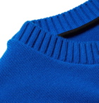 The Elder Statesman - NBA New York Knicks Intarsia Cashmere Sweater - Blue