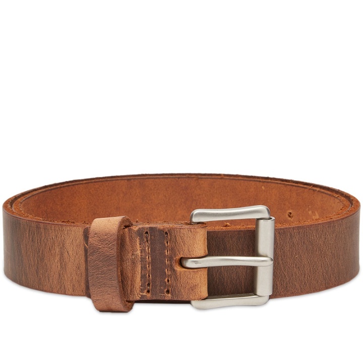Photo: Red Wing Men's Leather Belt in Copper Rough/Tough