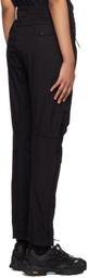 C.P. Company Black Garment-Dyed Trousers