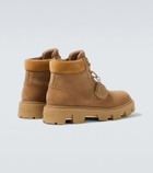 Moncler Peak City suede ankle boots