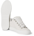 Balenciaga - Arena Creased-Leather Sneakers - Men - Off-white