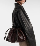 Loewe Flamenco Small leather bucket bag