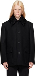 Lanvin Black Single-Breasted Jacket