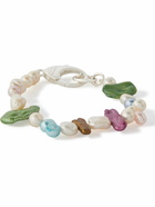 Hatton Labs - La Croisette Sterling Silver Pearl Bracelet - Multi