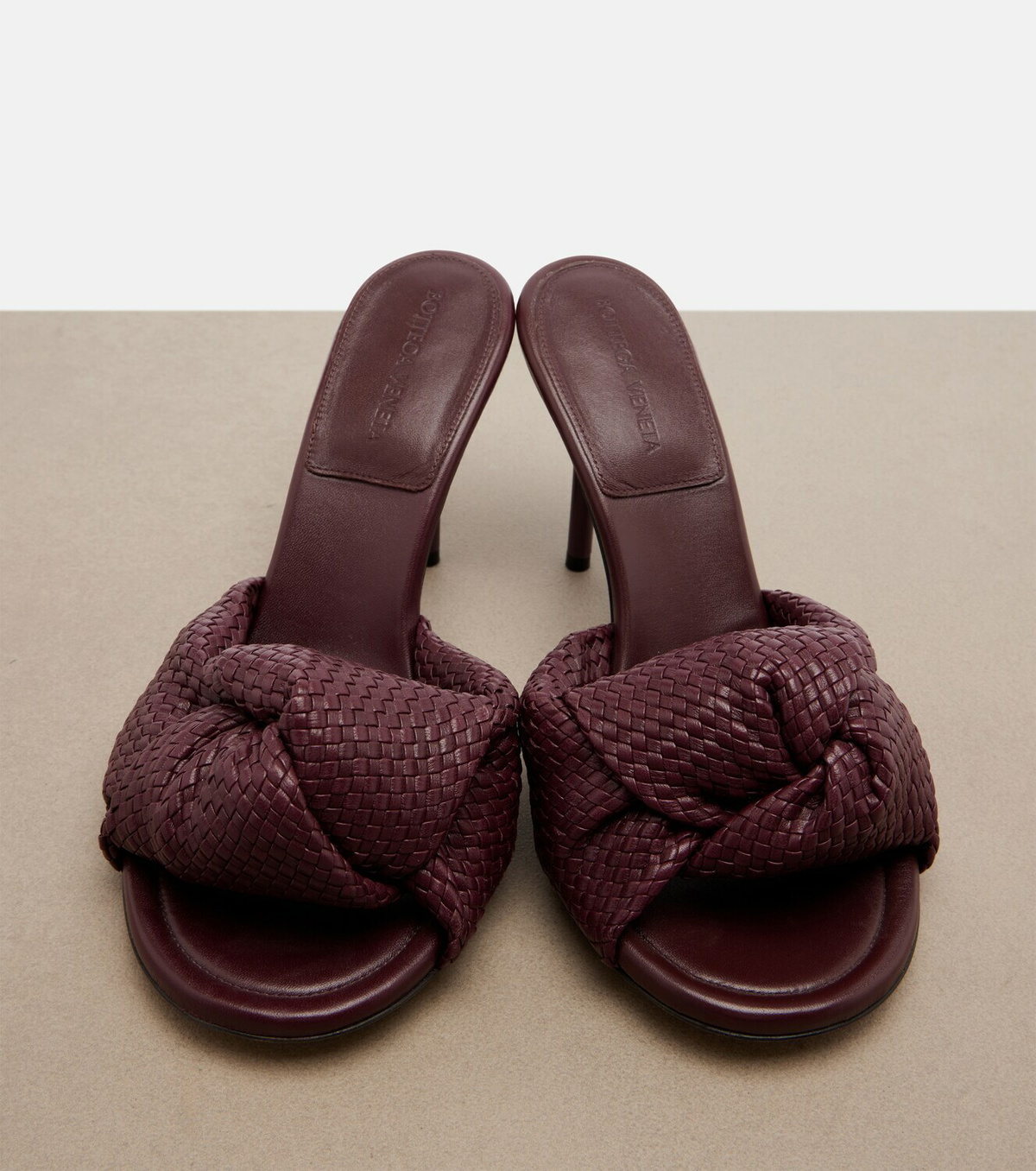Bottega Veneta Cherry Intreccio leather sandals