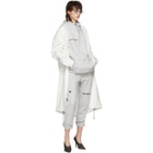 Polythene* Optics Grey Logo Vertical Hoodie