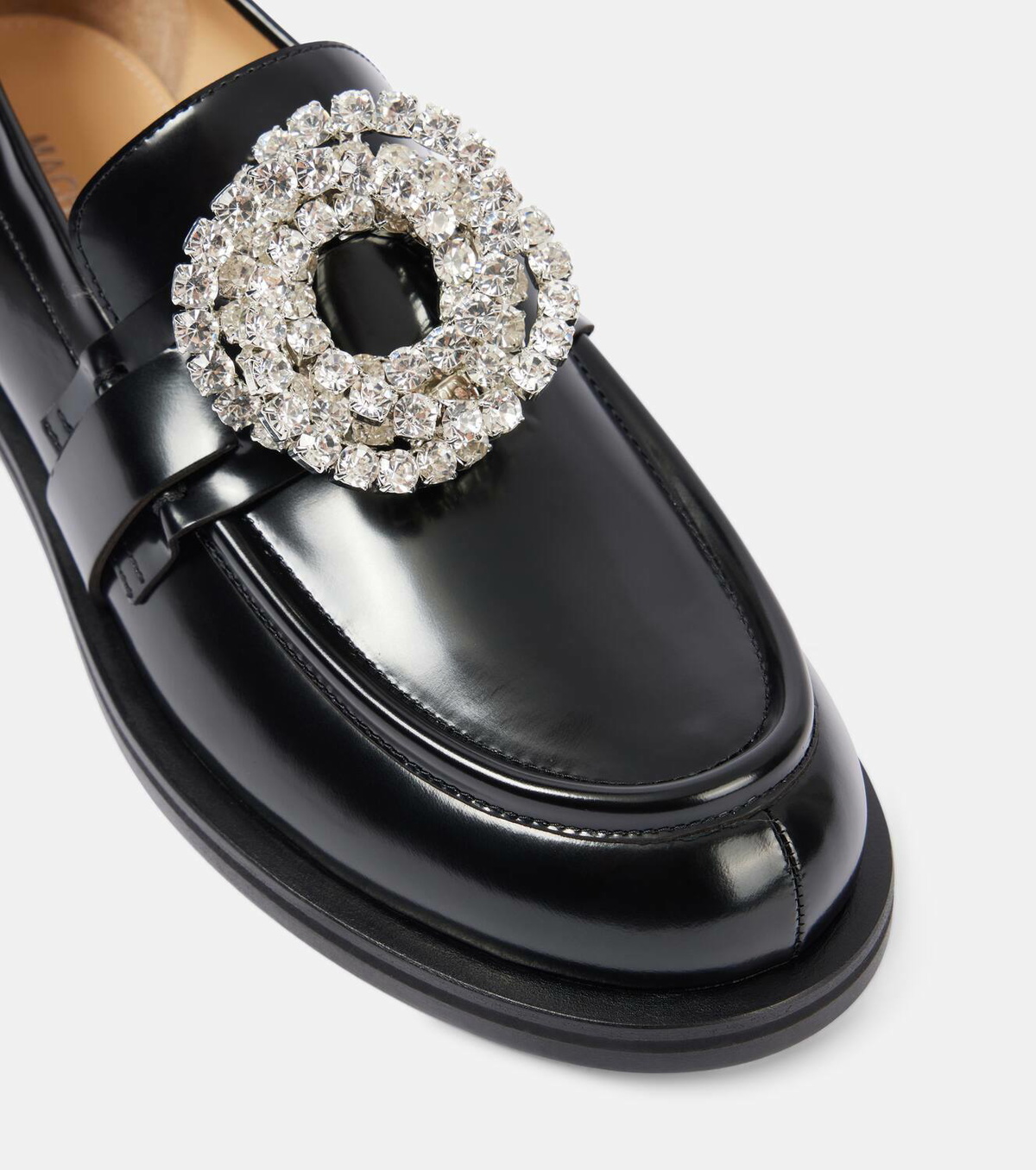 ローファー・オックスフォード MACH & MACH 'Galaxy Black' loafers Mach & Mach Galaxy embellished leather loafers MACH & MACH