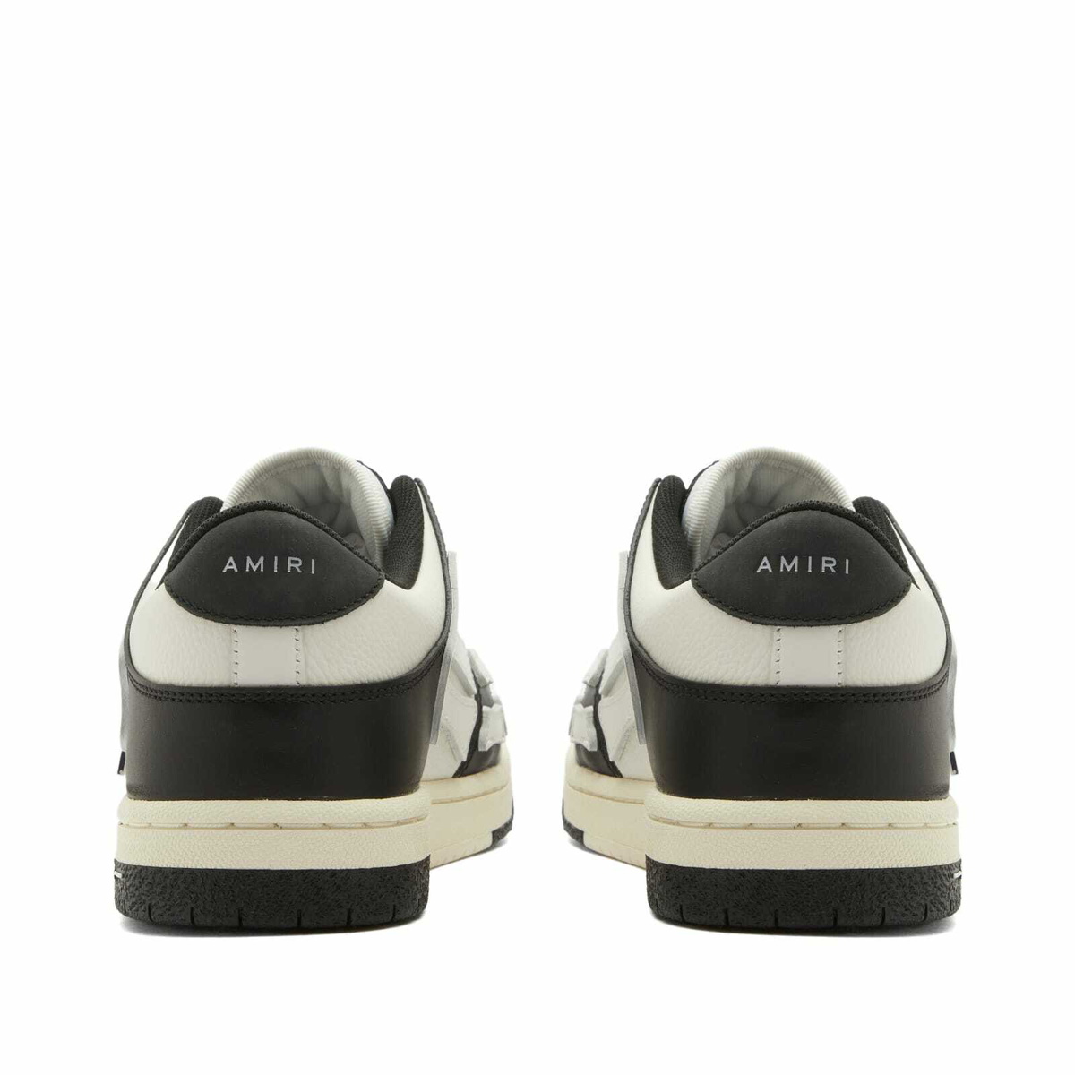 AMIRI Women's Skel Top Low Sneakers in Black/White Amiri