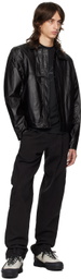 HYEIN SEO Black Waxed Cotton Jacket