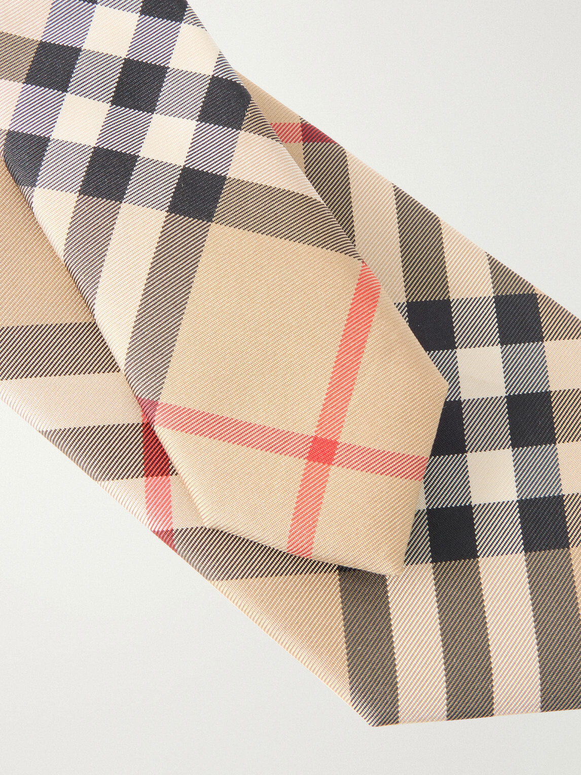 Burberry - Archive Checked Silk-Twill Tie