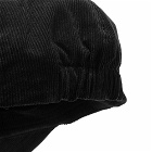 Flagstuff Men's Cord Logo Cap in Black