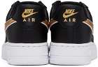 Nike Black & Gold Air Force 1 '07 Essential Sneakers