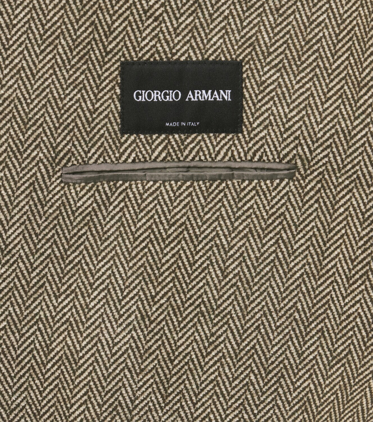 Giorgio Armani Cotton and wool-blend blazer
