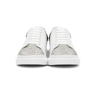 Alexander McQueen SSENSE Exclusive White and Black Stud Oversized Sneakers