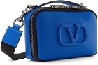 Valentino Garavani Blue VLogo Signature Crossbody Bag