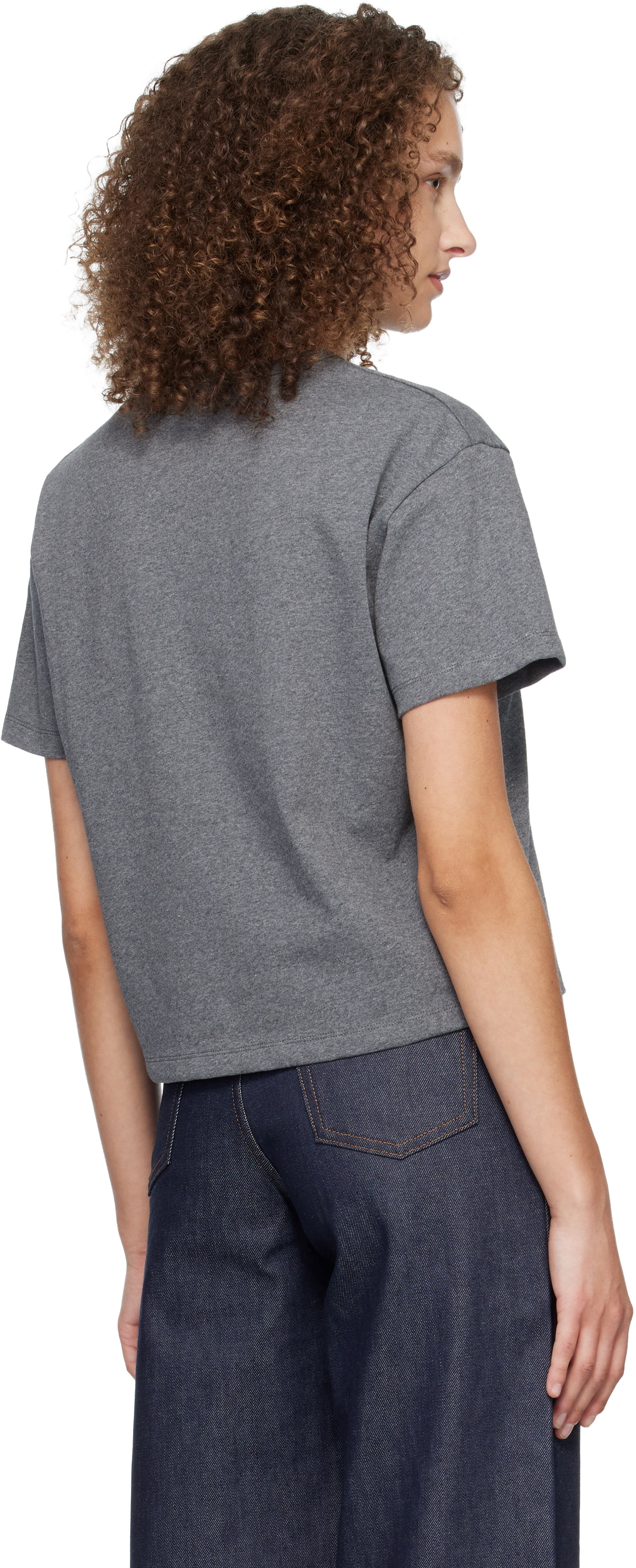 A.P.C. Gray Boxy Petit 'VPC' T-shirt
