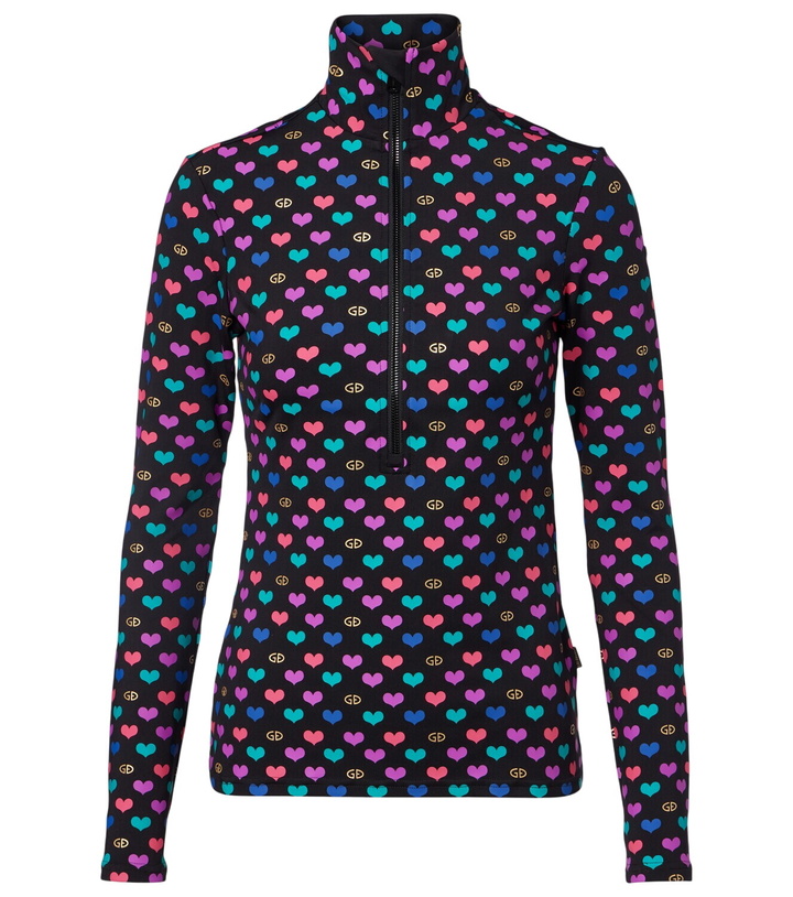 Photo: Goldbergh Cuori printed ski top