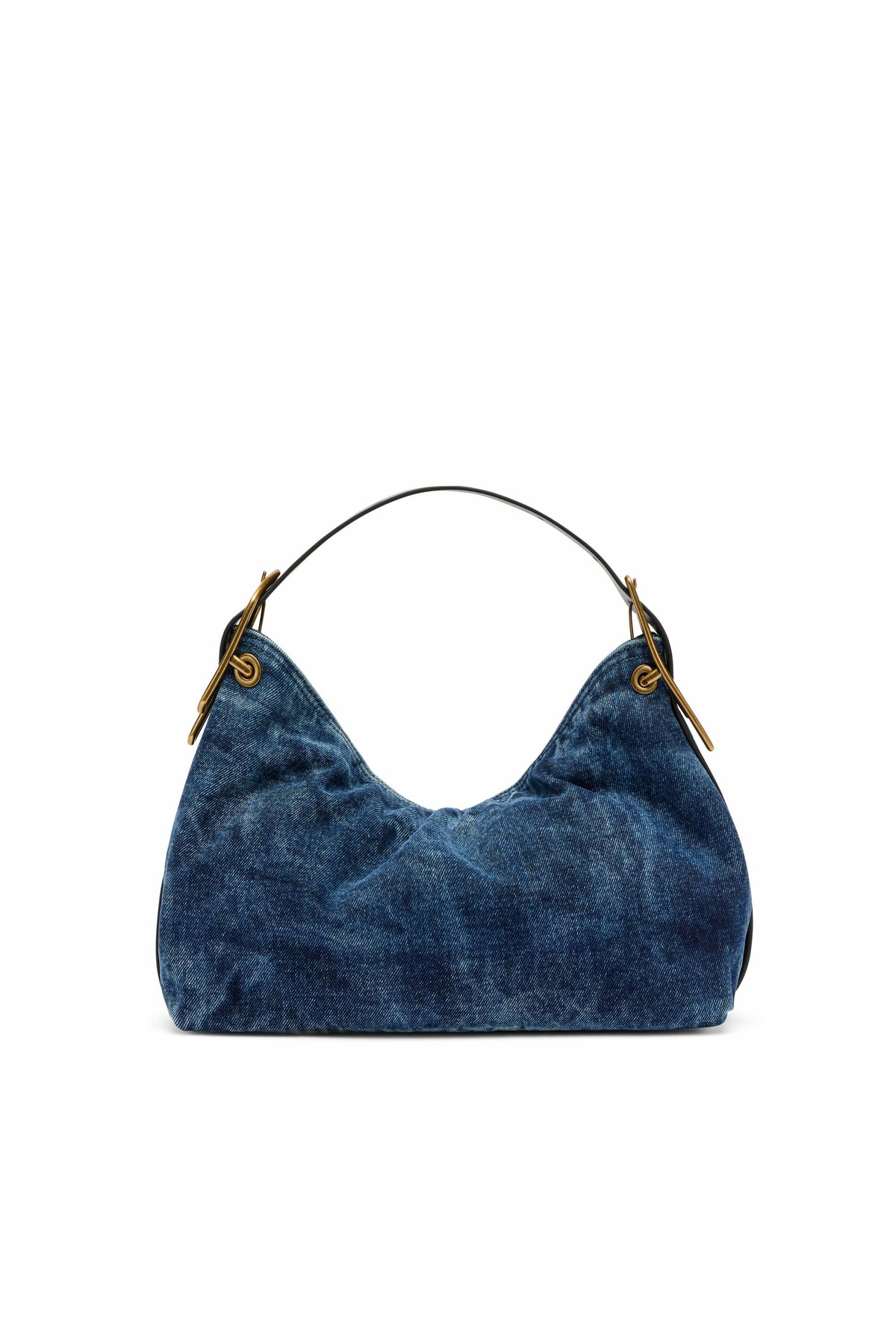 Diesel D-Line-Denim shoulder bag - Shoulder Bags Womens in Blue