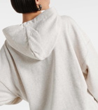Marant Etoile Logo cotton-blend jersey hoodie