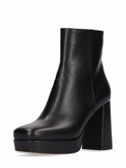 GIANVITO ROSSI - 90mm Daisen Platform Leather Ankle Boots