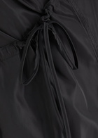 High Overjoyed Shell Raincoat Black