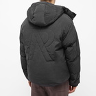 Represent Men's Nylon Hooded Puffer Jacket in Black