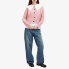 YMC Women's Foxtail Cardigan in Pink