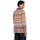Paul Smith Multicolor 'Signature Stripe' Long Sleeve Polo