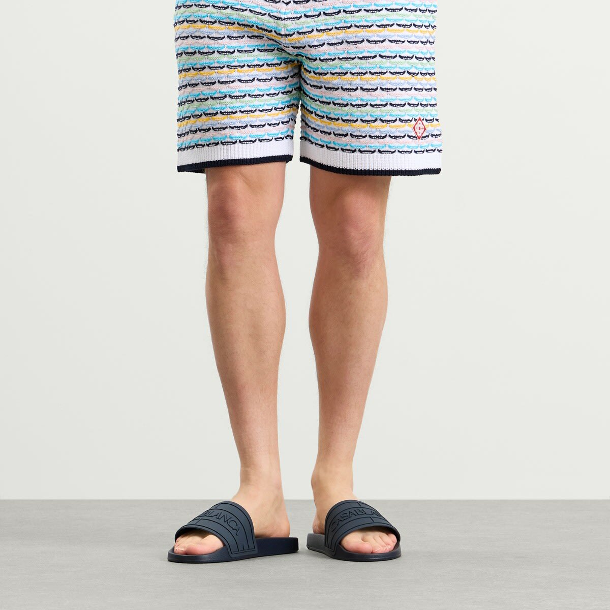 Casablanca Men's Pool Slider in Black