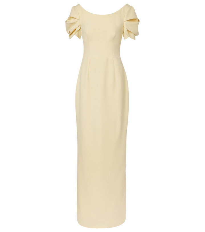Photo: Safiyaa Vanna draped crêpe gown